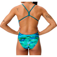 Speedo bañador natación mujer Female Printed V-Back 2.0 vista trasera