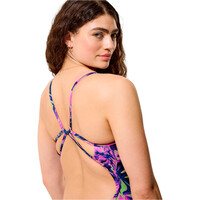 Speedo bañador natación mujer Female Printed Web Back 03