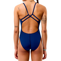 Speedo bañador natación mujer Female Solid EnduranceX Strappy Back vista trasera