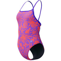 Speedo bañador natación mujer FL Printed Web Back 03
