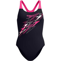 Speedo bañador natación mujer Medley Logo Medalist One Piece vista detalle