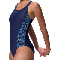 Speedo bañador natación mujer Placement Muscleback One Piece vista detalle