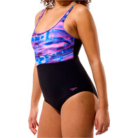 Speedo bañador natación mujer Print Contour Eclipse One Piece vista detalle