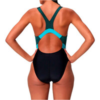 Speedo bañador natación mujer Quantum Rib Splice One Piece vista trasera