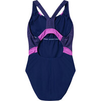 Speedo bañador natación mujer Quantum Rib Splice One Piece vista trasera