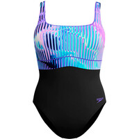 Speedo bañador natación mujer Shaping ContourEclipse Printed 1 Piece vista frontal