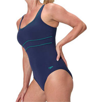 Speedo bañador natación mujer Solid Contour Eclipse One Piece vista detalle