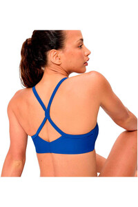 Speedo bañador natación mujer Solid Racerback Bikini Top vista trasera