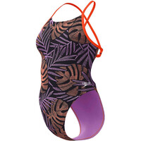Speedo bañador natación mujer Womens Allover Digital Tie Back vista detalle
