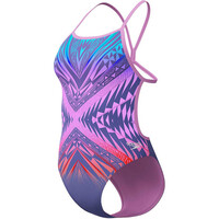 Speedo bañador natación mujer Womens Placement Digital Vback vista detalle