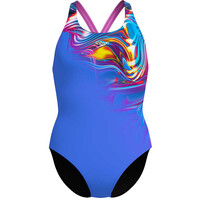 Speedo bañador natación mujer Womens Placement Powerback 1 PC vista frontal