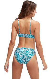 Speedo bañador natación mujer Womens Printed Adjustable Thinstrap 2 Pieces vista trasera