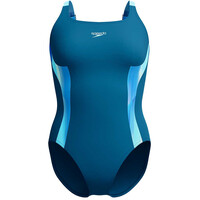 SHAPING PRINTED SPLICE SWIMSUIT