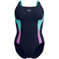 Speedo bañador natación mujer Womens Shaping Solid Splice 1 Pc vista frontal