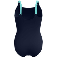 Speedo bañador natación mujer Womens Shaping Solid Splice 1 Pc vista trasera