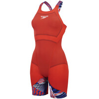 Speedo bañador natación niña Fastskin Junior LZR Ignite Kneeskin vista frontal