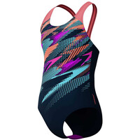Speedo bañador natación niña Girls Digi Placement Splashback vista detalle