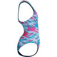 Speedo bañador natación niña Hyperboom Print Medalist One Piece vista detalle