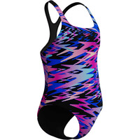 Speedo bañador natación niña Hyperboom Print Medalist One Piece vista detalle