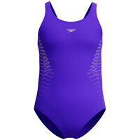 Speedo bañador natación niña Placement Muscleback vista frontal