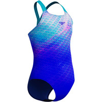 Speedo bañador natación niña Print Powerback One Piece vista detalle