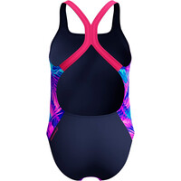 Speedo bañador natación niña Print Powerback One Piece vista trasera