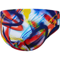 Speedo bañador natación niño Boys 6.5cm Digital Allover Brief vista trasera
