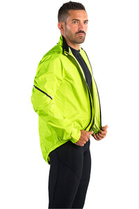 Spiuk chaqueta impermeable ciclismo hombre IMPERMEABLE TOP TEN MEMBRANA UNISEX vista trasera