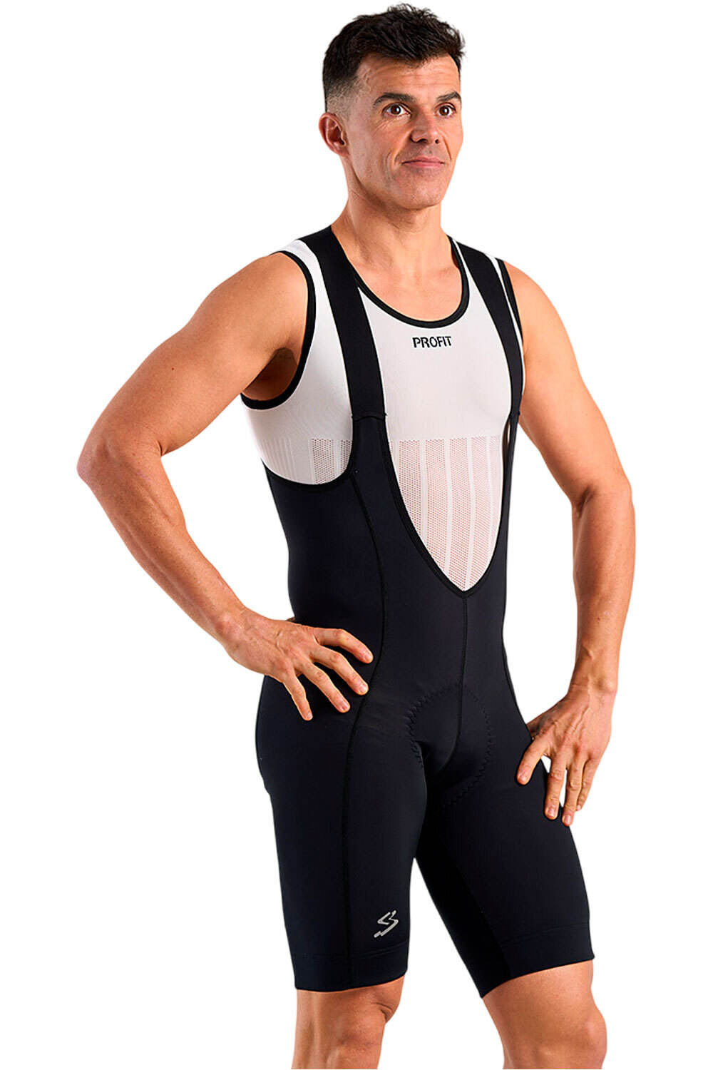 Spiuk culotte corto hombre CULOTE CORTO C/T 400 HOMBRE vista frontal