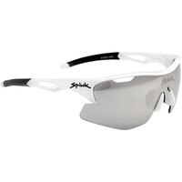 Spiuk gafas ciclismo JIFTER 3 BLANCO LENTE ESPEJO PLATA vista frontal