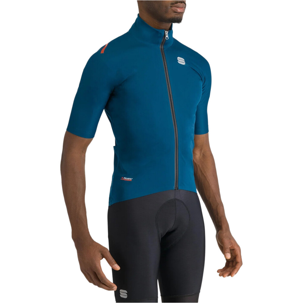 Sportful cortavientos ciclismo hombre FIANDRE PRO 2 JACKET SHORT SLEEVES vista detalle
