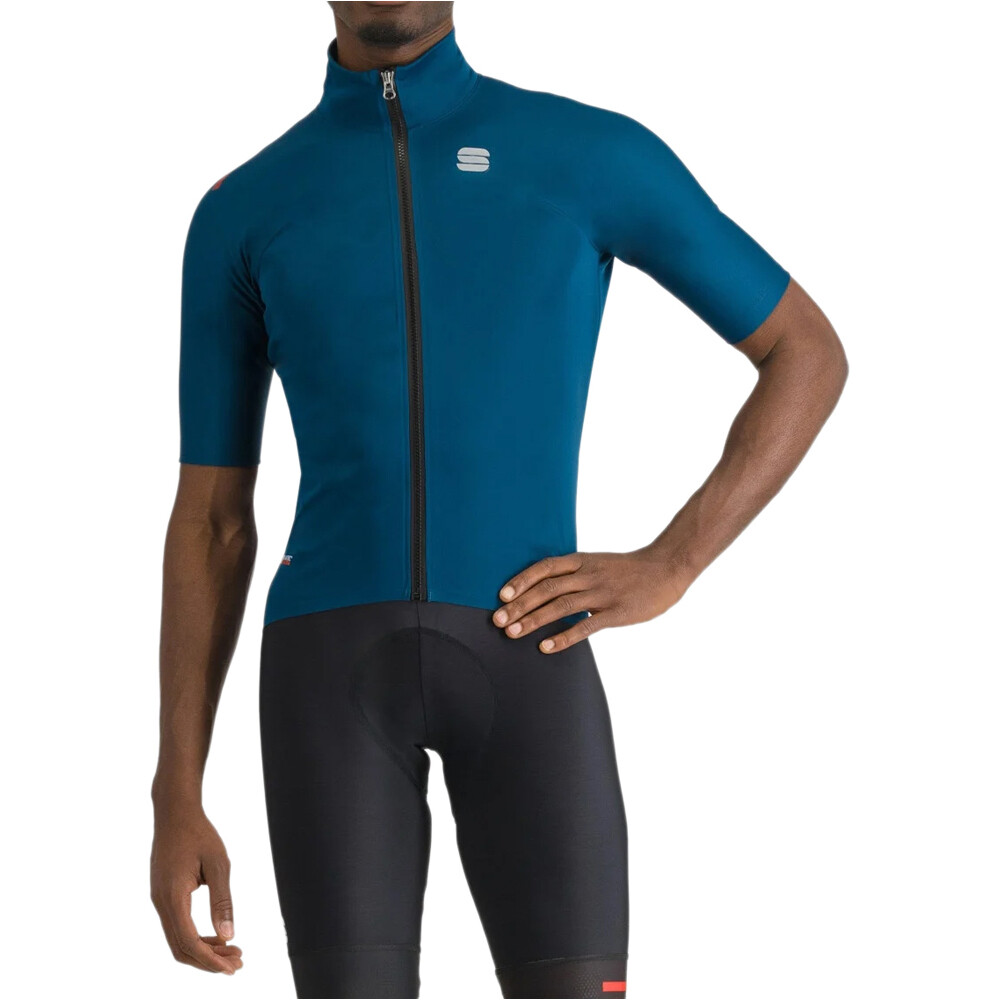 Sportful cortavientos ciclismo hombre FIANDRE PRO 2 JACKET SHORT SLEEVES vista frontal