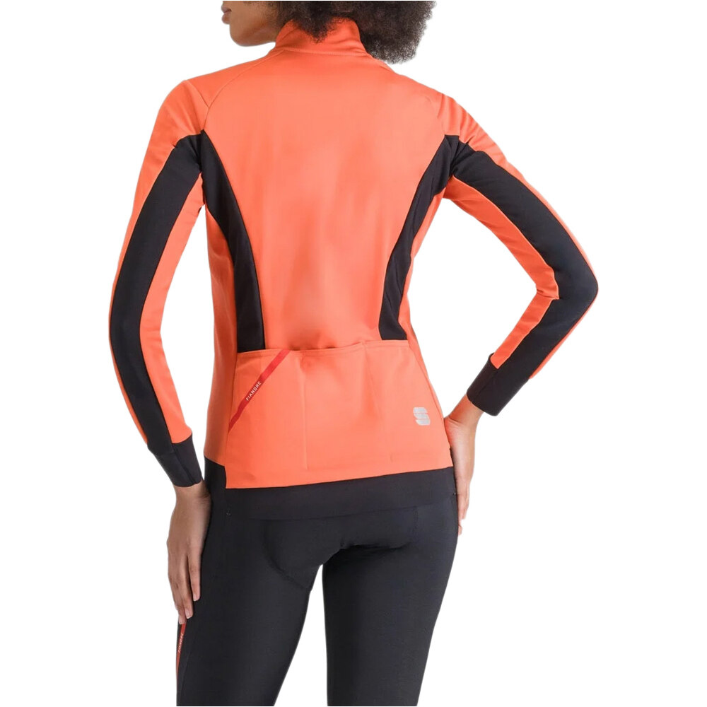 Sportful cortavientos ciclismo mujer FIANDRE  W JACKET vista trasera