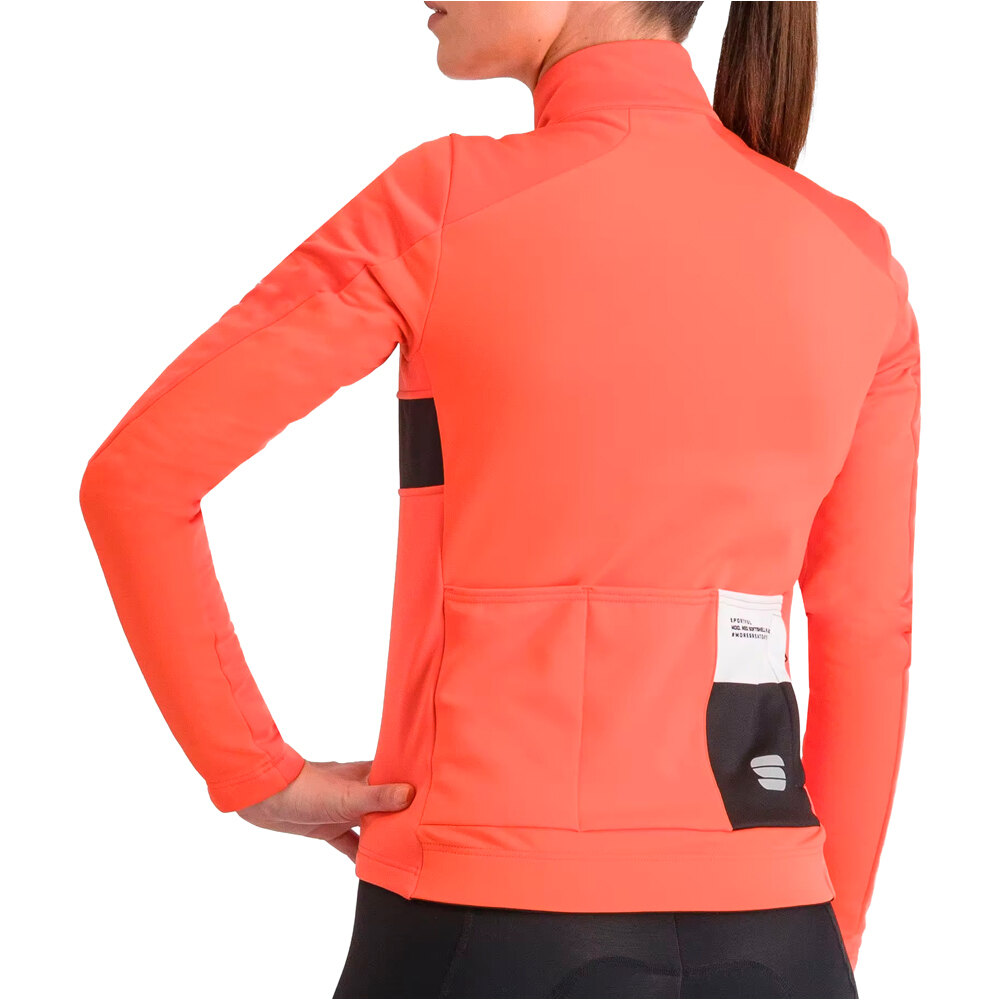 Sportful cortavientos ciclismo mujer NEO 2 SOFTSHELL W JACKET vista trasera