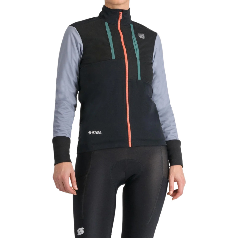 Sportful cortavientos ciclismo mujer SUPERGIARA W JACKET vista frontal