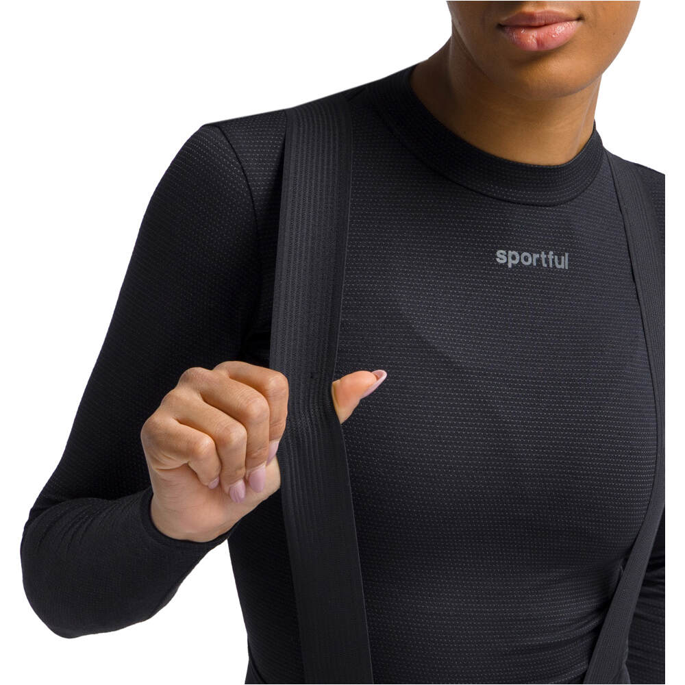 Sportful culotte largo mujer DEEPWINTER W BIBTIGHT vista detalle