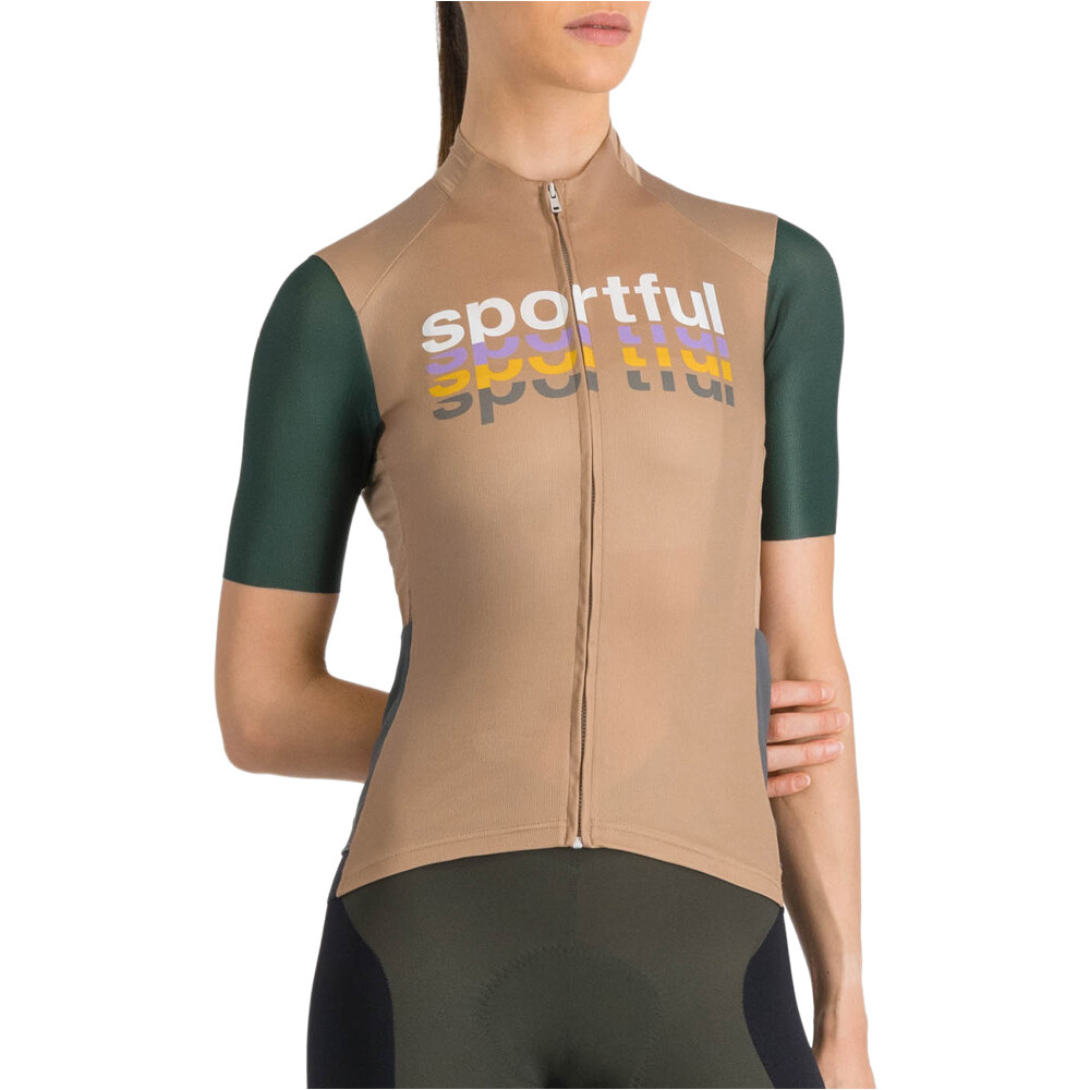 Sportful maillot manga corta mujer SUPERGIARA LOGO 2 W JERSEY vista detalle