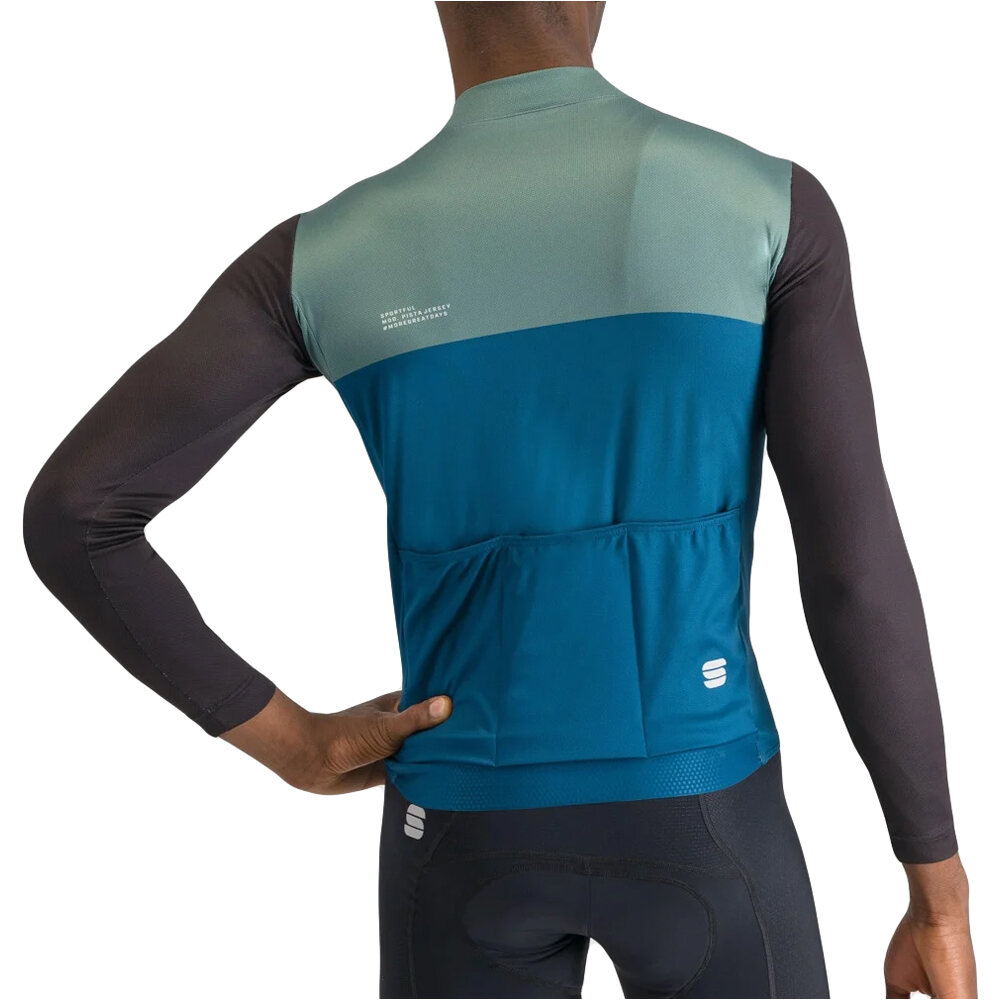 Sportful maillot manga larga hombre PISTA THERMAL JERSEY vista trasera