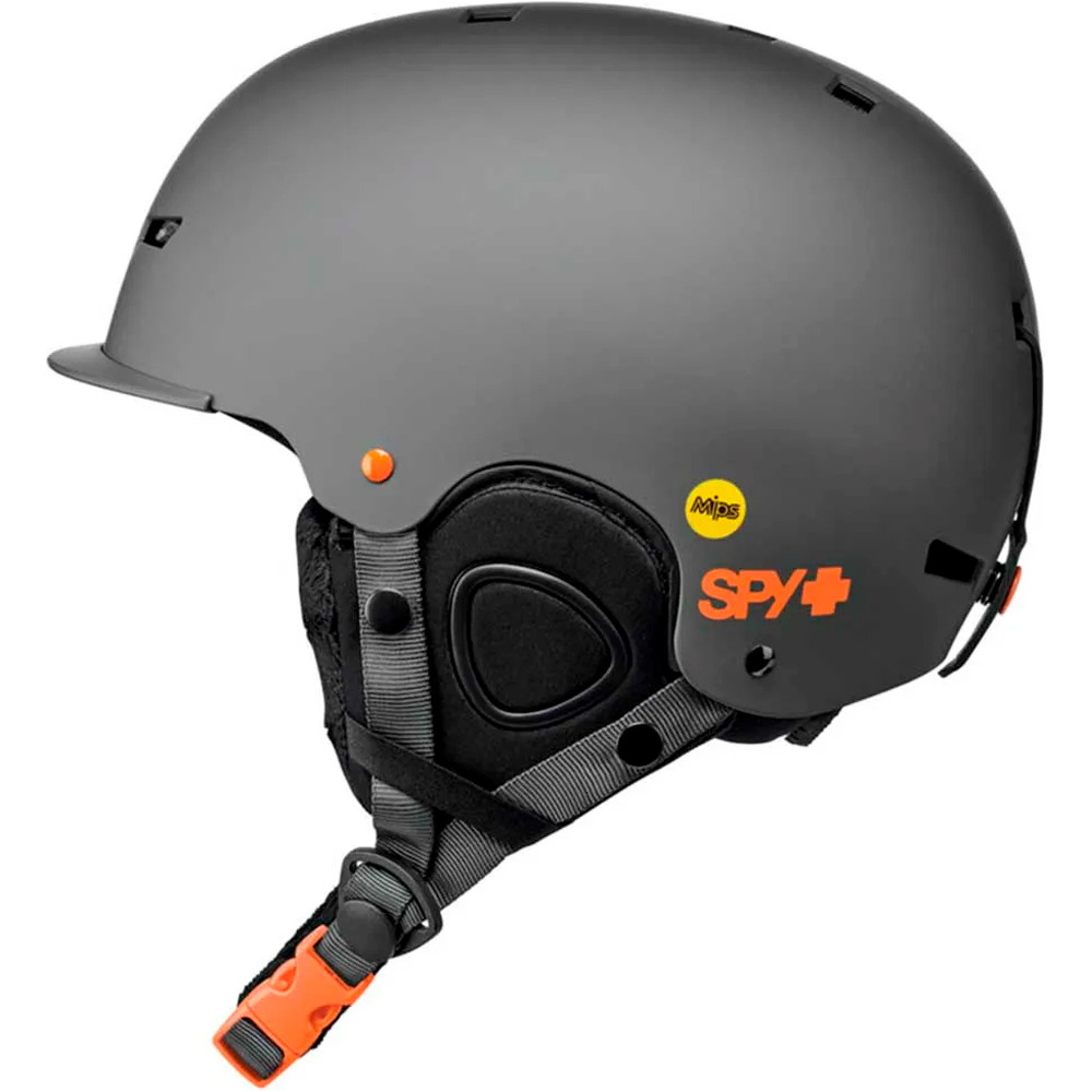 Spy casco esquí GALACTIC MIPS Matte Gray vista frontal