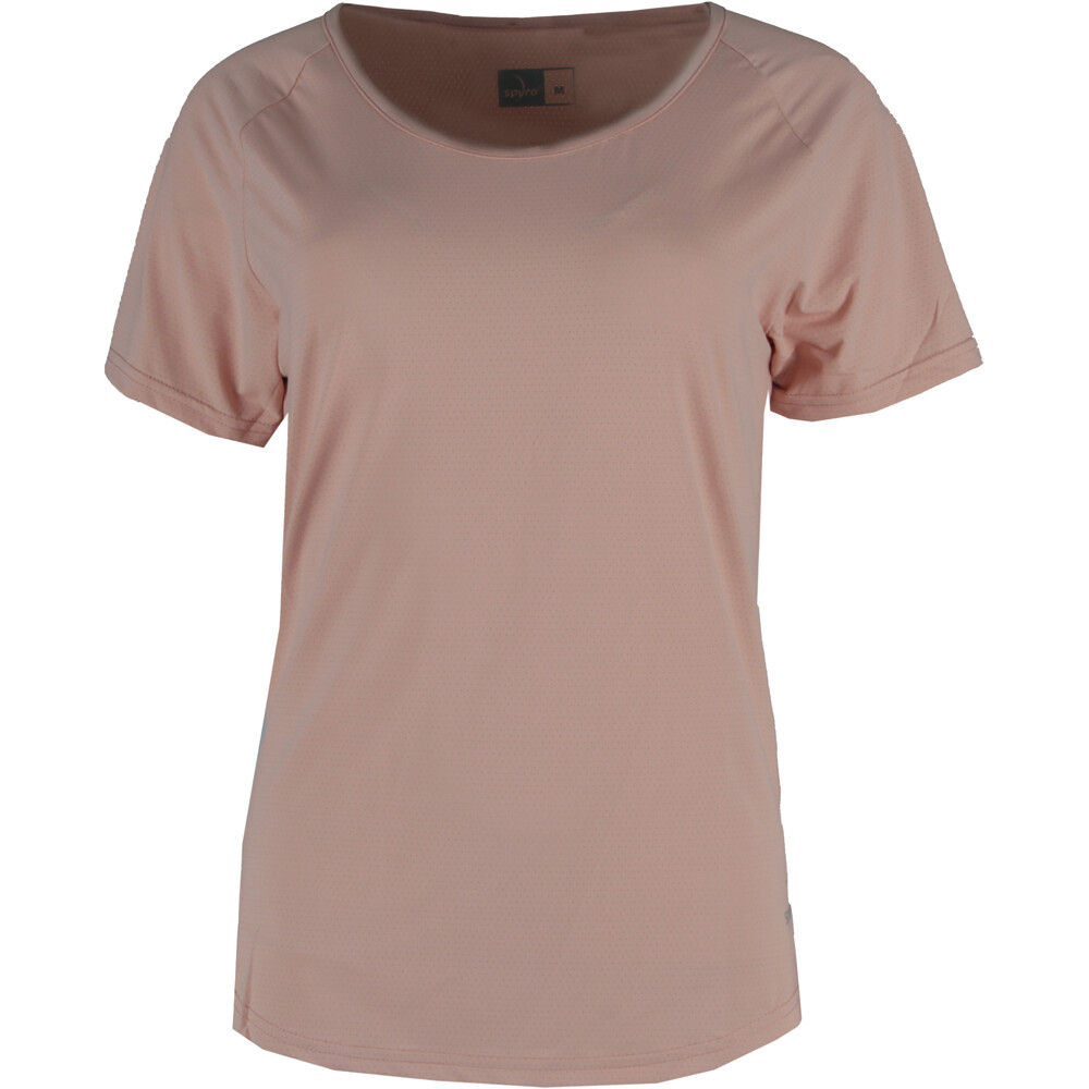 Spyro camiseta entrenamiento manga corta mujer T-GOHR vista frontal