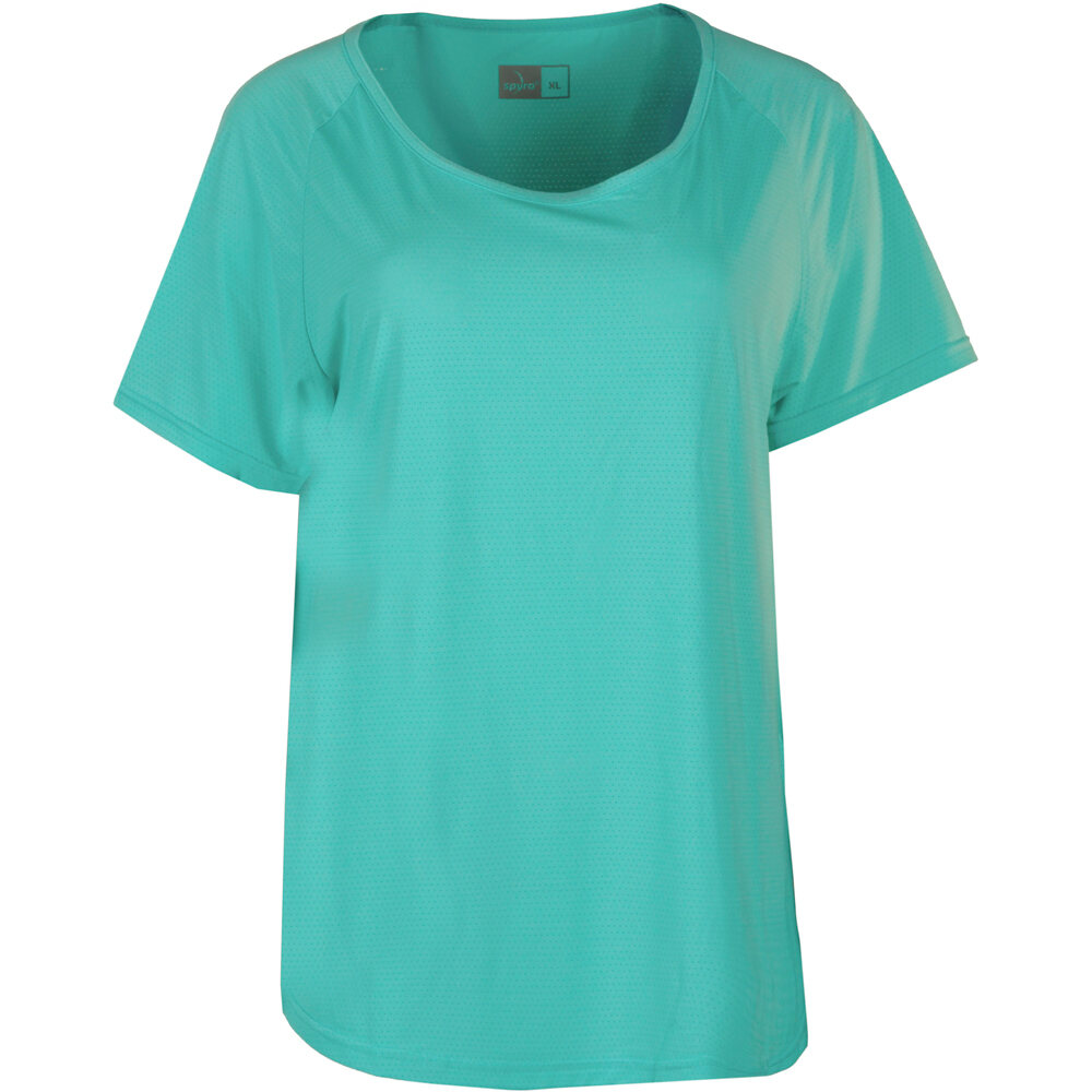 Spyro camiseta entrenamiento manga corta mujer T-GOHR vista frontal