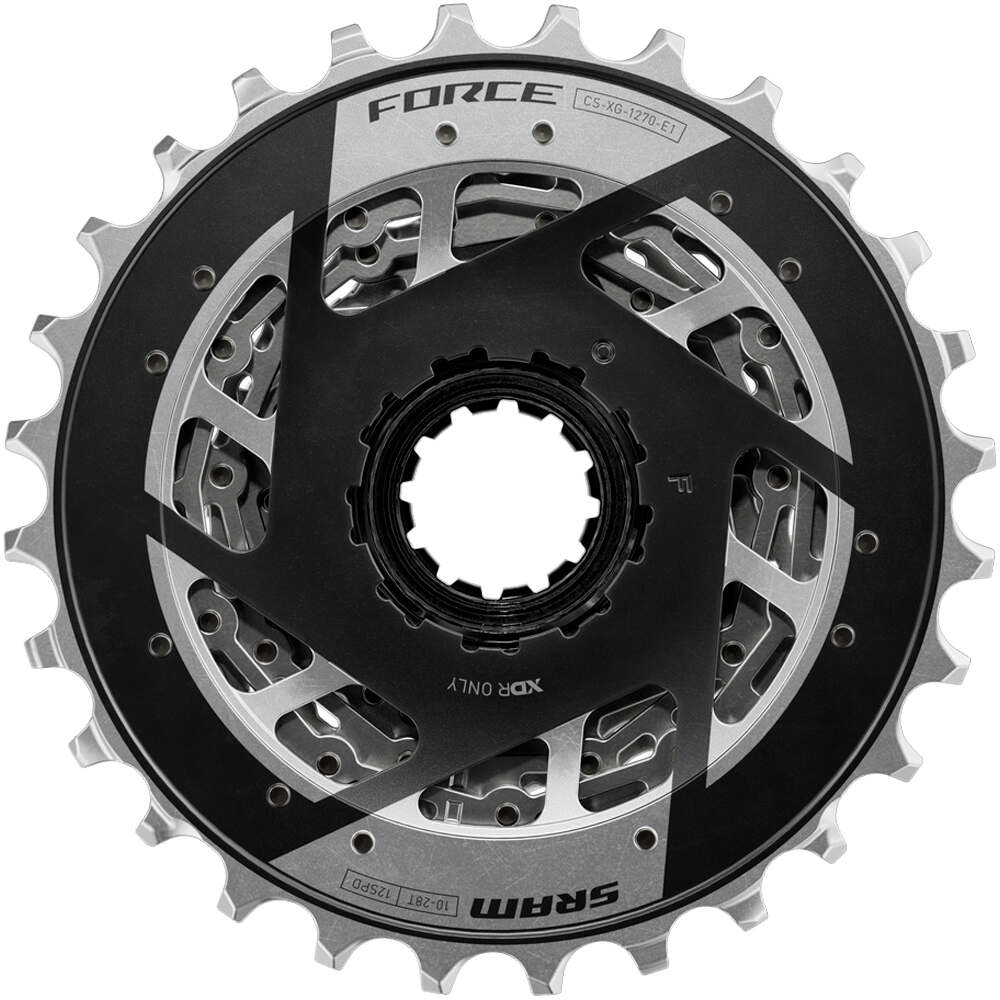 Sram cassette bicicleta carretera SRM CASSETTE XG1270 10-36 SILVER (FORCE WIDE) (AXS) E1 02