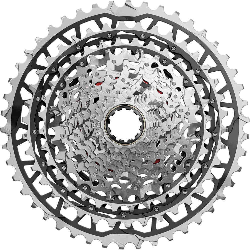 Sram cassette bicicleta carretera SRM CASSETTE XG1371 XPLR 10-46 13V (FORC vista frontal