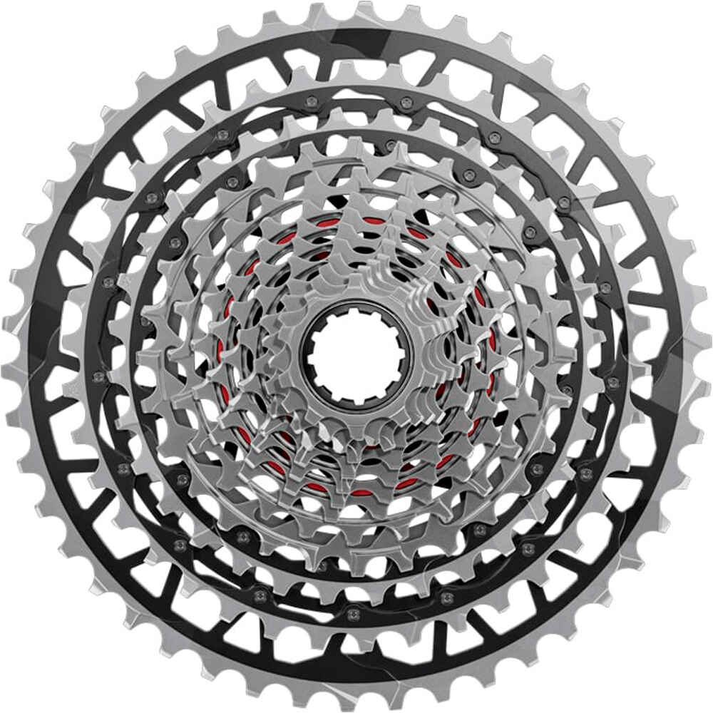 Sram cassette bicicleta carretera SRM CASSETTE XG1391 XPLR 10-46 13V (RED E1) (AXS) vista frontal