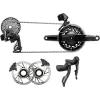 Sram grupo completo carretera SRM FORCE E-TAP AXS E1 2X GRUPO HIDRO FLAT MOUNT CL vista frontal