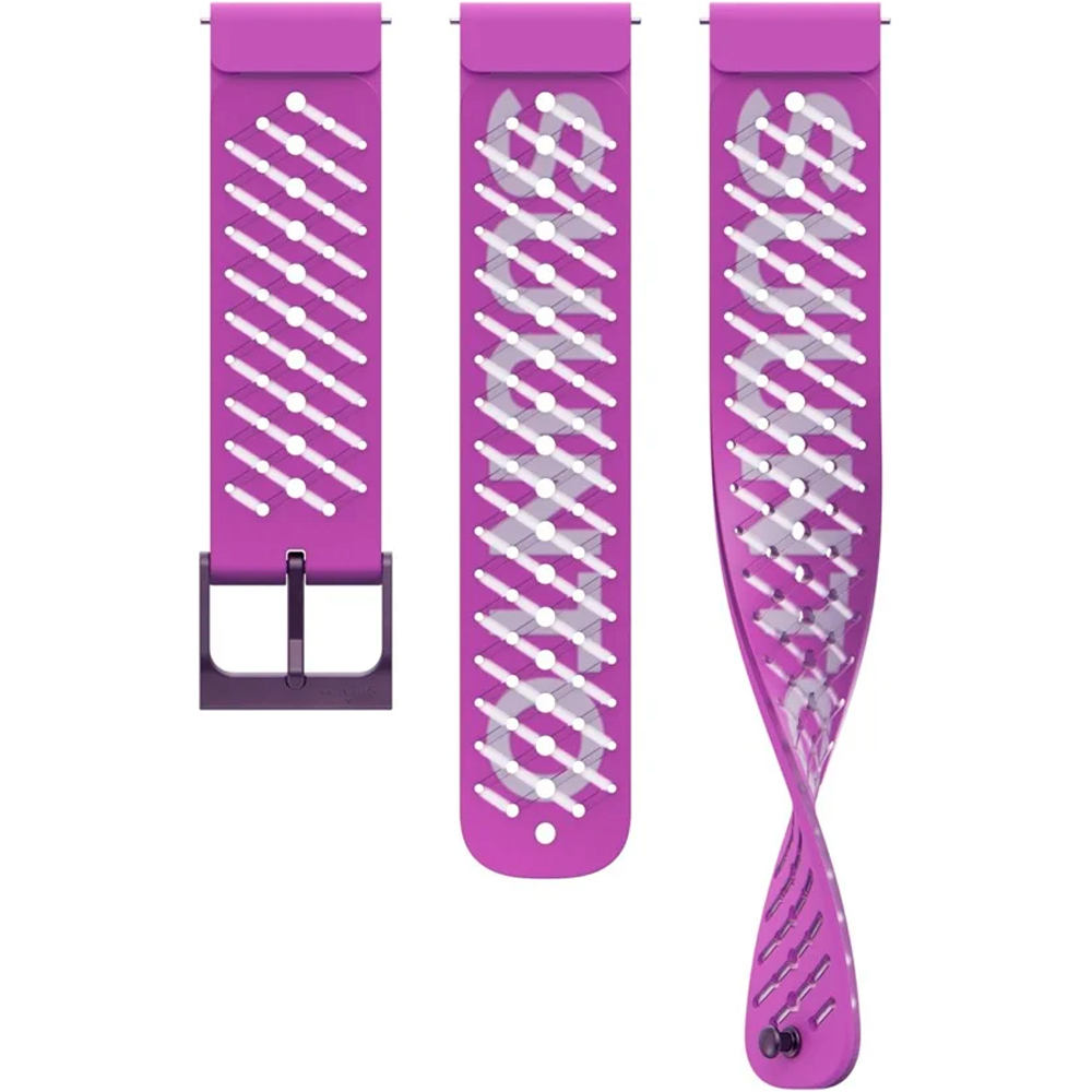 Suunto correas de relojes deportivos 22 ATH5 SILICONE STRAP ORCHID PURPLE S+M vista frontal