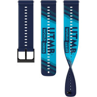Suunto correas de relojes deportivos 22 ATH6 SILICONE STRAP UTMB WS NBLUE S+M vista frontal