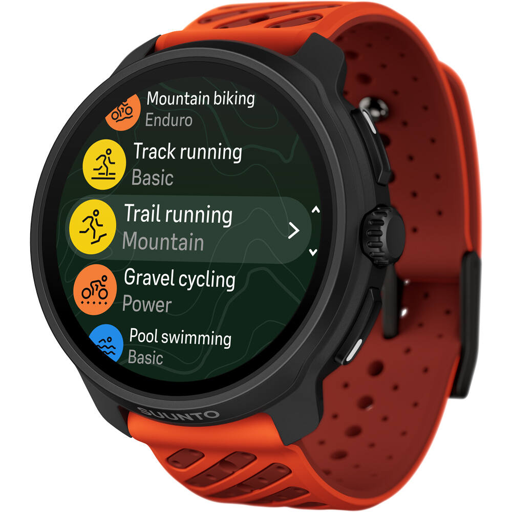 Suunto pulsómetros con gps SUUNTO RACE 2 CORAL ORANGE 02
