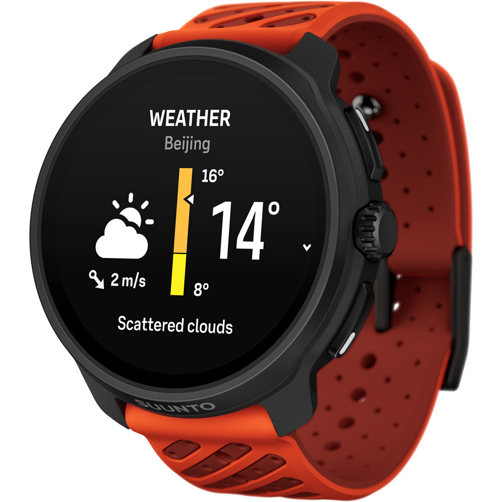Suunto pulsómetros con gps SUUNTO RACE 2 CORAL ORANGE 12