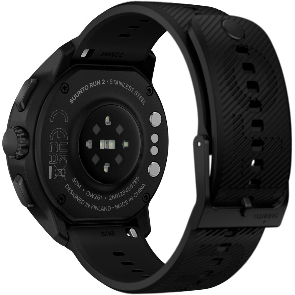 Suunto pulsómetros con gps SUUNTO RUN 2 ALL BLACK 01